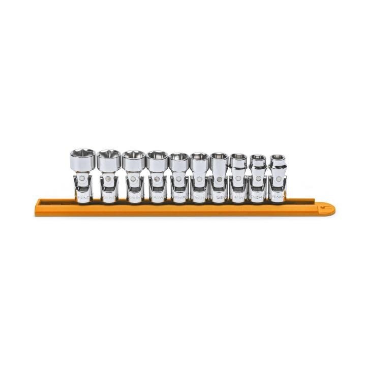 80565 Gearwrench, Socket Set, 3/8 Inch Drive, 6 Point, 19MM, Standard, 10 Pc