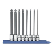 80573 Gearwrench, Socket Set, 3/8 Inch Drive, Ball Hex, 10MM, Long, Hard Stamped