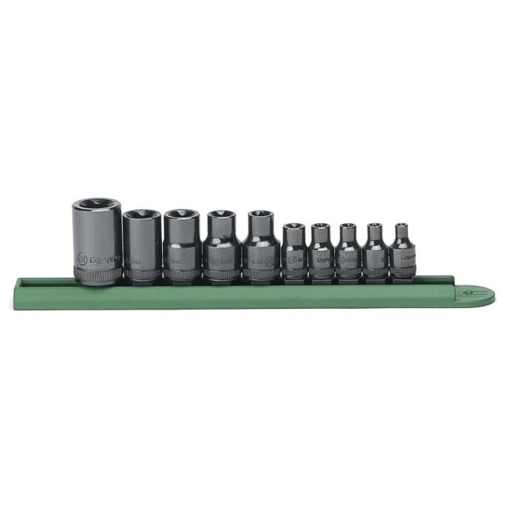 80582 Gearwrench, Socket Set, 1/4 Inch 3/8 Inch 1/2 Inch Drive, External Torx