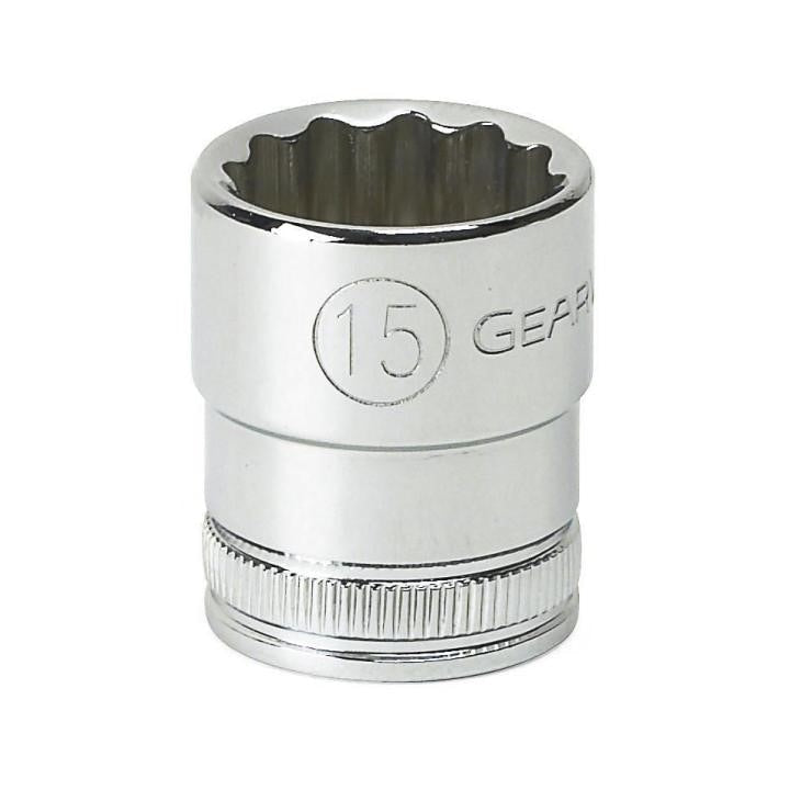 80597 Gearwrench, Socket, 3/8 Inch Drive, 12 Point, 21 MM, Full Polish Chrome