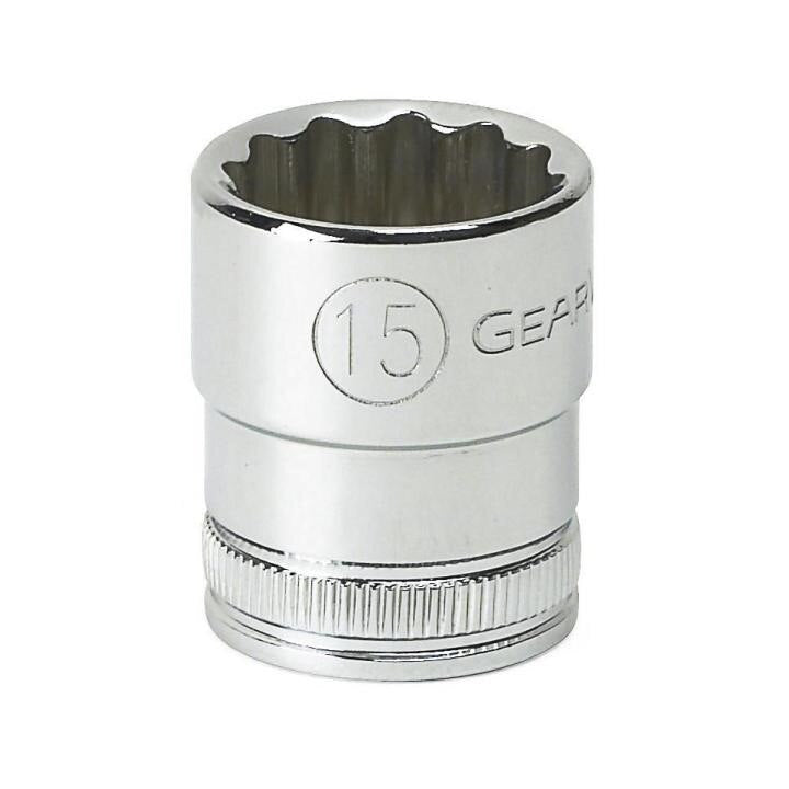 80598 Gearwrench, Socket, 3/8 Inch Drive, 12 Point, 22 MM, Full Polish Chrome