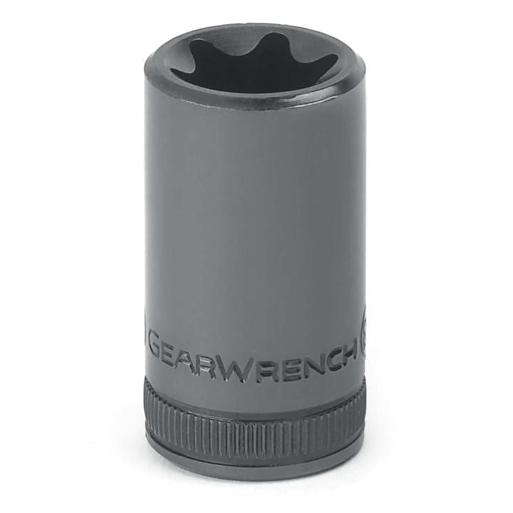 80669D Gearwrench, Socket, 1/2 Inch Drive, External Torx, E18, Black Oxide, E18