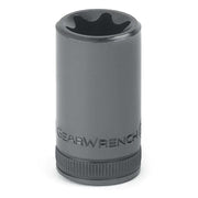80672 Gearwrench, Socket, 1/2 Inch Drive, External Torx, E22, Black Oxide, E22