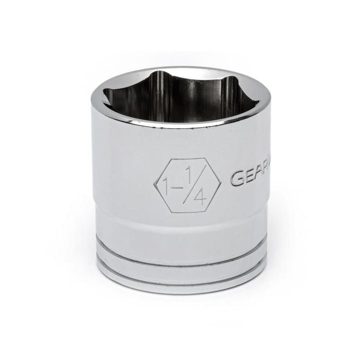 80678 Gearwrench, Socket, 1/2 Inch Drive, 6 Point, 1-1/4 Inch, Alloy Steel, SAE