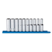 80704 Gearwrench, Socket Set, 1/2 Inch Drive, 6 Point, 19MM, Deep, Alloy Steel