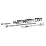 80708 Gearwrench, Mechanics Tool Set, 1/2 Inch Drive Tang, 6 Point, Alloy Steel