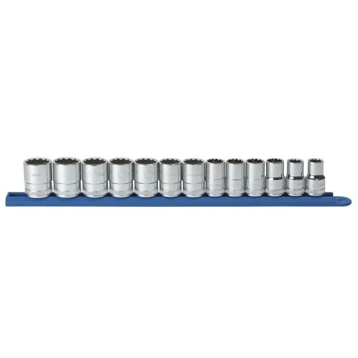 80710D Gearwrench, Socket Set, 1/2 Inch Drive, 12 Point, 24MM, Standard, 13 Pc