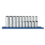 80712 Gearwrench, Socket Set, 1/2 Inch Drive, 12 Point, 19MM, Deep, Alloy Steel