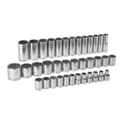 80730 Gearwrench, Socket Set, 1/2 Inch Drive, 12 Point, 32MM, Standard/Deep, 9MM