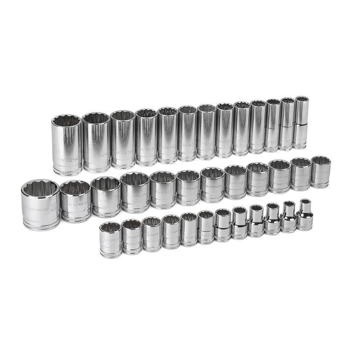 80730 Gearwrench, Socket Set, 1/2 Inch Drive, 12 Point, 32MM, Standard/Deep, 9MM
