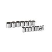 80731 Gearwrench, Socket Set, 1/2 Inch Drive, 12 Point, 1 Inch, Standard, 15 Pc
