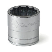 80793 Gearwrench, Socket, 1/2 Inch Drive, 12 Point, 1-3/16 Inch, Alloy Steel