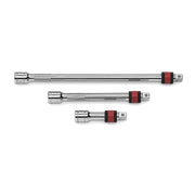 81202 Gearwrench, Locking Extension Set, 3 Inch 6 Inch 10 Inch, 3/8 Inch
