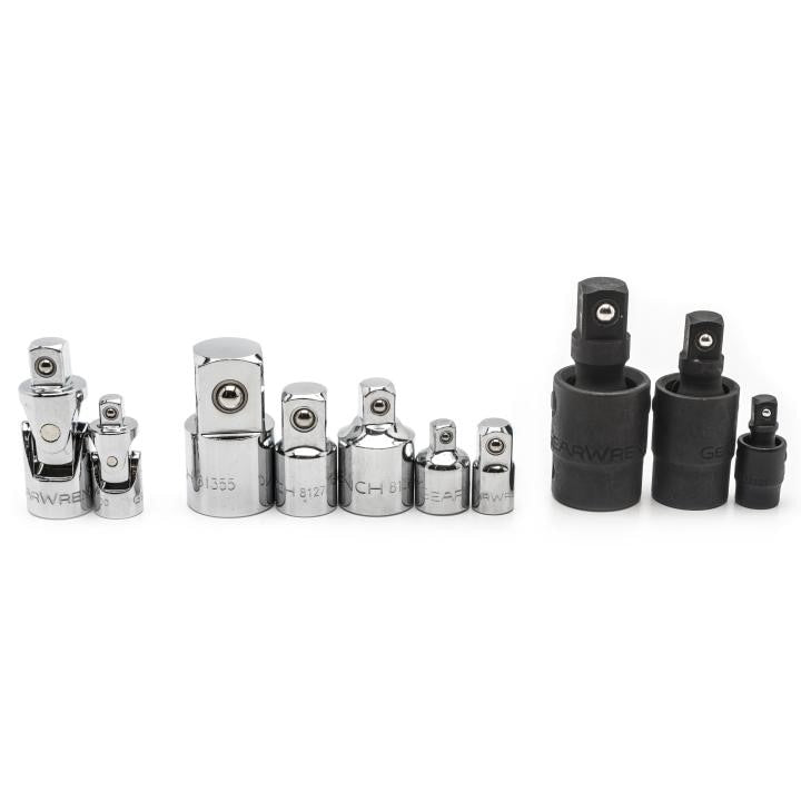 81205 Gearwrench, Universal Joint and Adapter Set, Alloy Steel, Hard Stamped