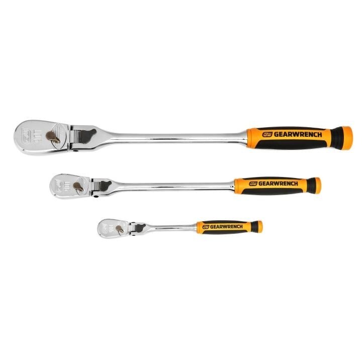 81298T Gearwrench, 90-Tooth Ratchet Set, 1/4 Inch 3/8 Inch 1/2 Inch Drive Tang