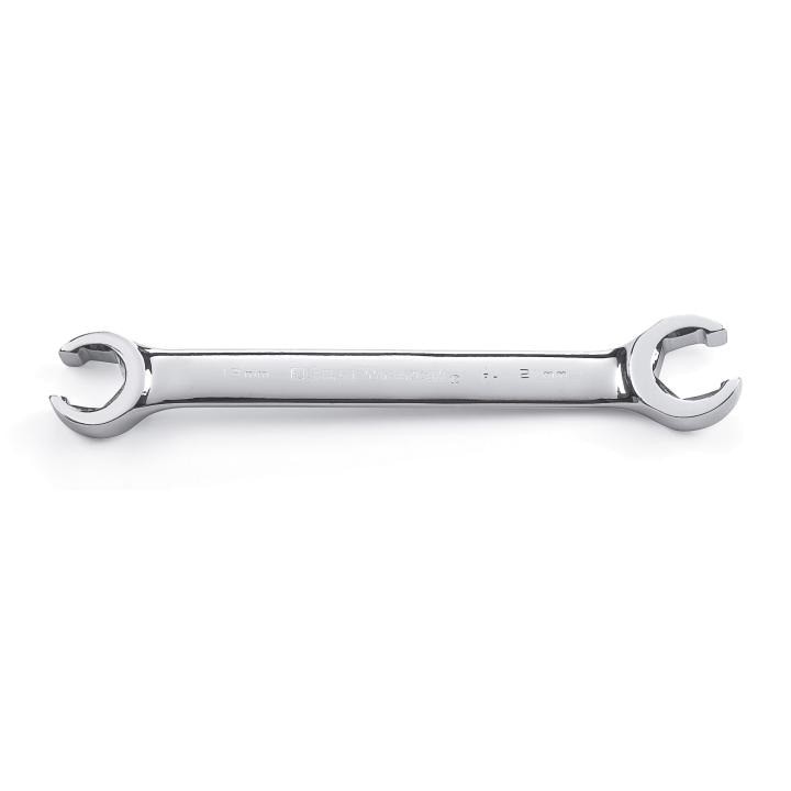 81649 Gearwrench, Flare Nut Wrench, 19MM x 21 MM, Full Polish Chrome, Standard