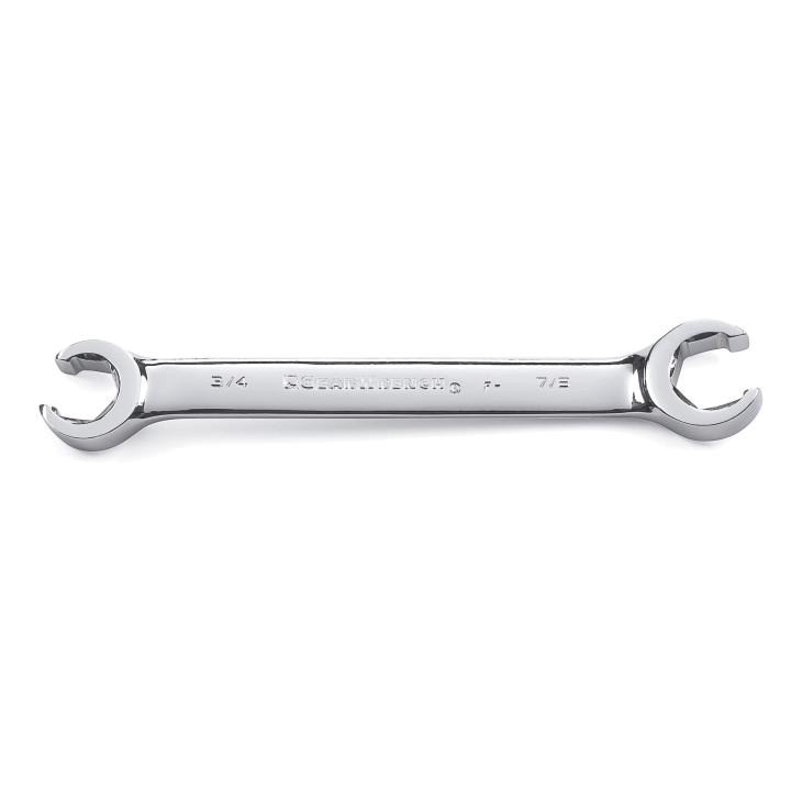 81683 Gearwrench, Flare Nut Wrench, 5/8 Inch x 11/16 Inch, Full Polish Chrome