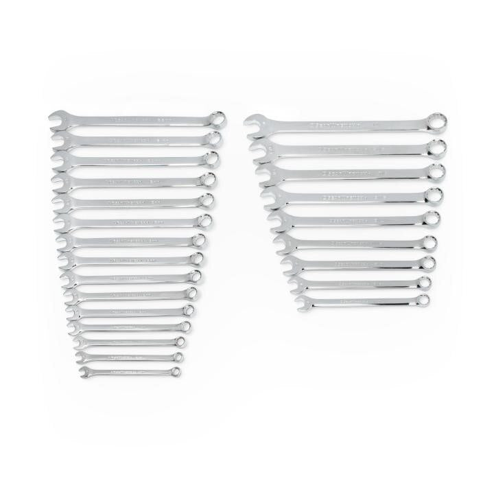 81900 Gearwrench, Long Pattern Combination Wrench Set, 12 Point Drive, Long