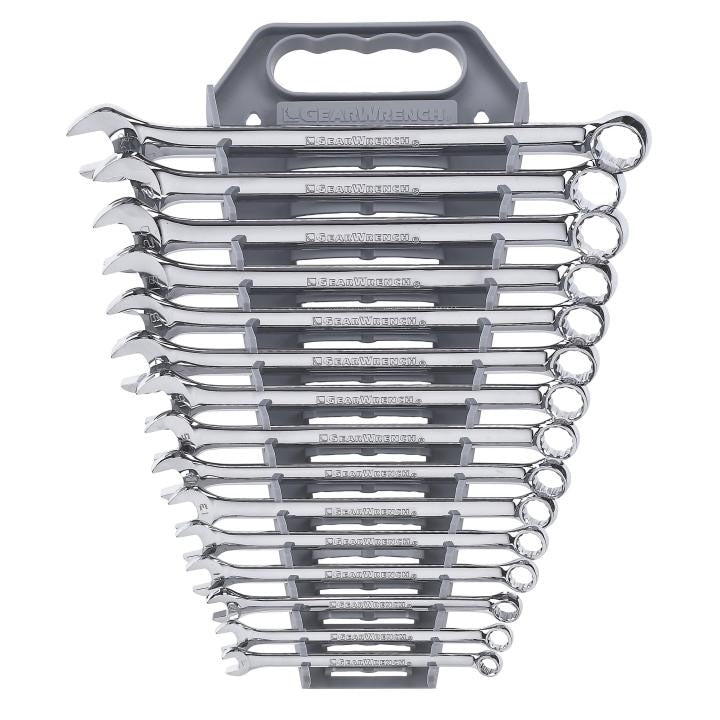 81902 Gearwrench, Long Pattern Combination Wrench Set, 12 Point Drive, Long