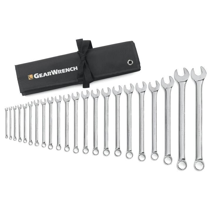 81916 Gearwrench, Long Pattern Combination Wrench Set, 12 Point Drive, Long