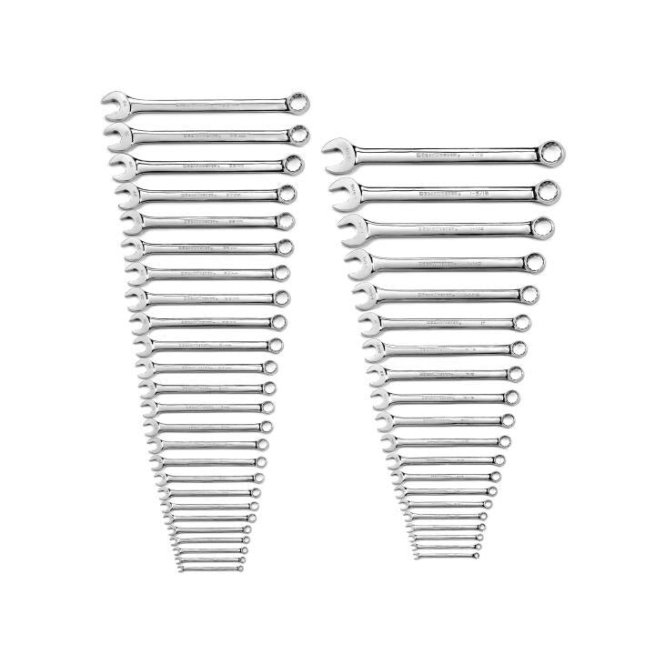 81919 Gearwrench, Long Pattern Combination Wrench Set, 12 Point Drive, Long