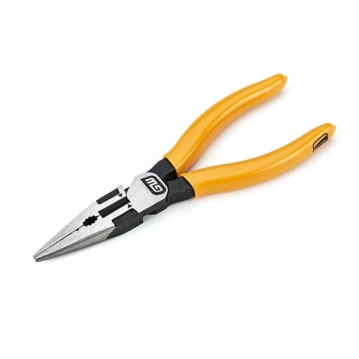 82176-06 Gearwrench, Long Nose Pliers, Pitbull, Polished, Alloy Steel, Straight