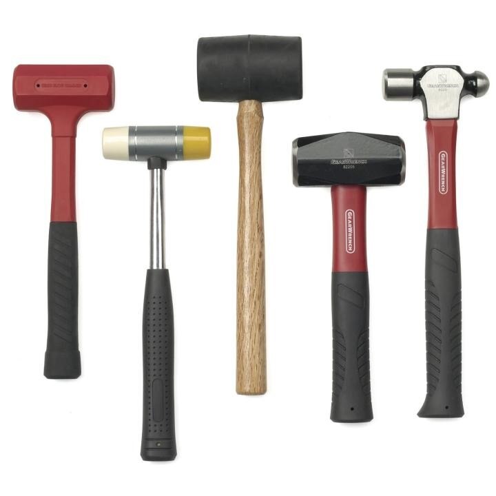 82303D Gearwrench, Hammer and Mallet Set, Mixed Hammer Set, Steel