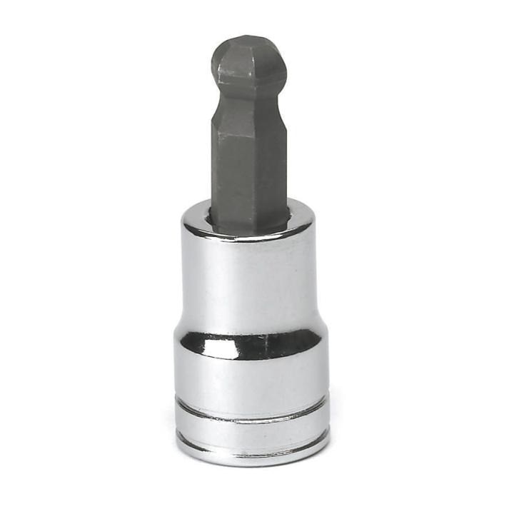 82501 Gearwrench, Bit Socket, 3/8 Inch Drive, Ball Hex, 0.591 Inch, 5 MM, Metric