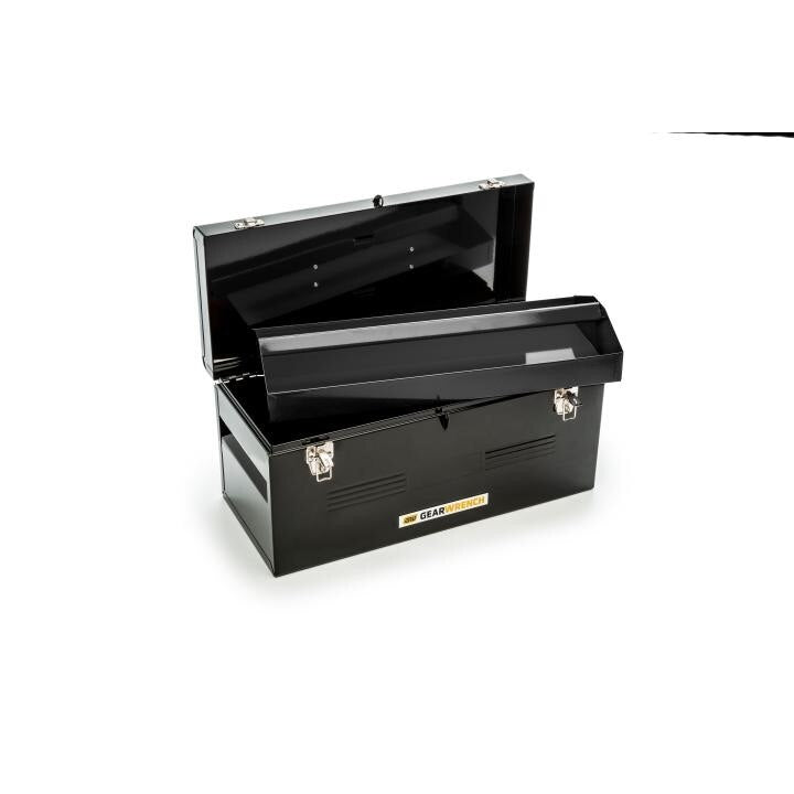 83130 Gearwrench, Tote Box, Black, Powder Coating, Steel, 741 Cu.In, Removable