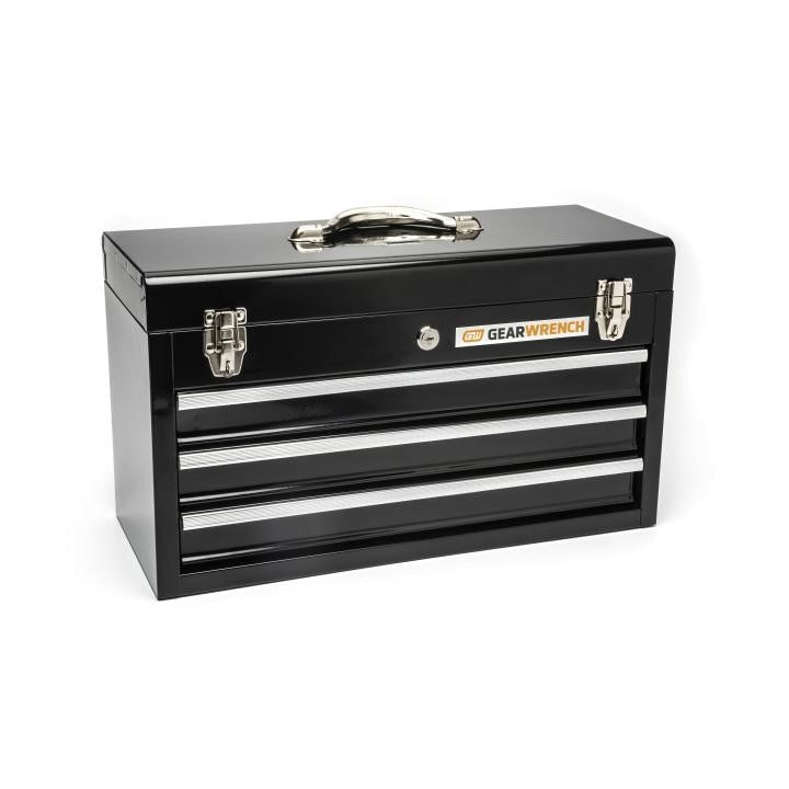 83151 Gearwrench, Tool Box, Silver & Black, Ball Bearing, Powder Coating, Steel