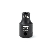 84100 Gearwrench, Impact Socket, 1/4 Inch Drive, 6 Point, Manganese Phosphate