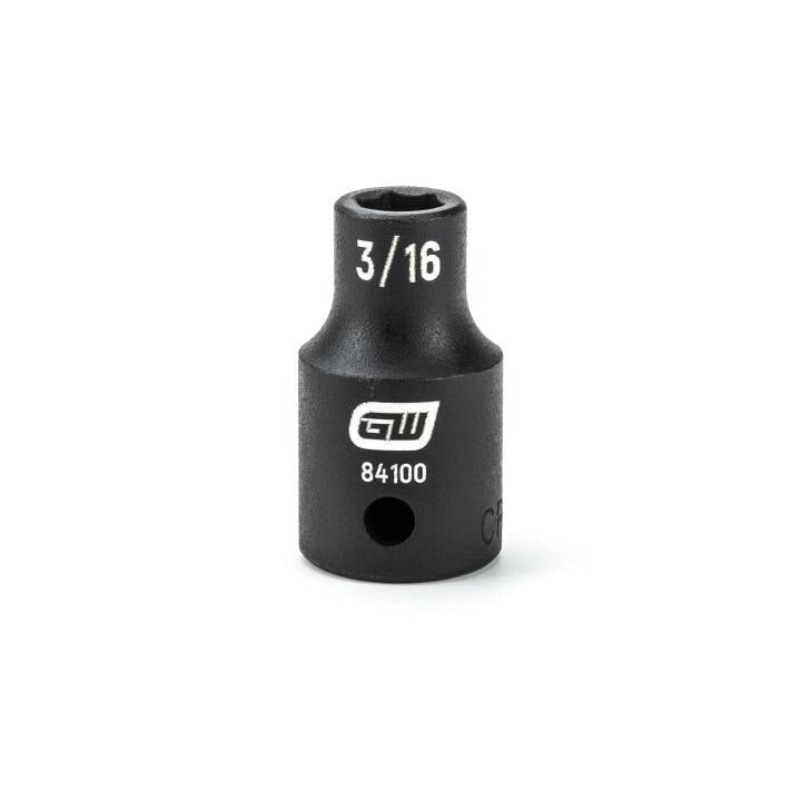 84100 Gearwrench, Impact Socket, 1/4 Inch Drive, 6 Point, Manganese Phosphate