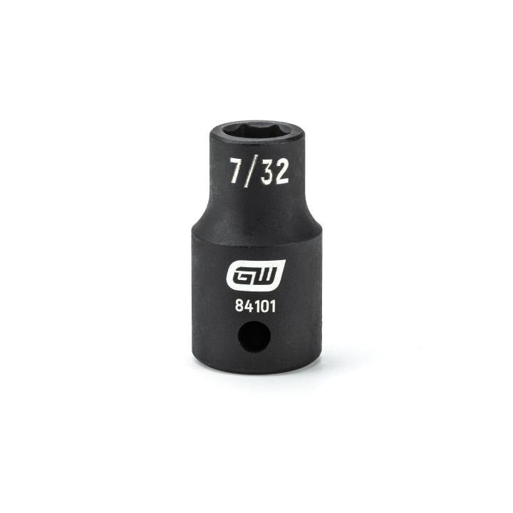 84101 Gearwrench, Impact Socket, 1/4 Inch Drive, 6 Point, Manganese Phosphate