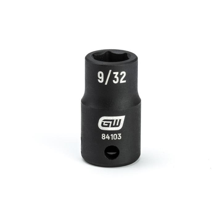 84103 Gearwrench, Impact Socket, 1/4 Inch Drive, 6 Point, Manganese Phosphate