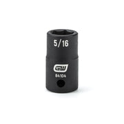 84104 Gearwrench, Impact Socket, 1/4 Inch Drive, 6 Point, Manganese Phosphate
