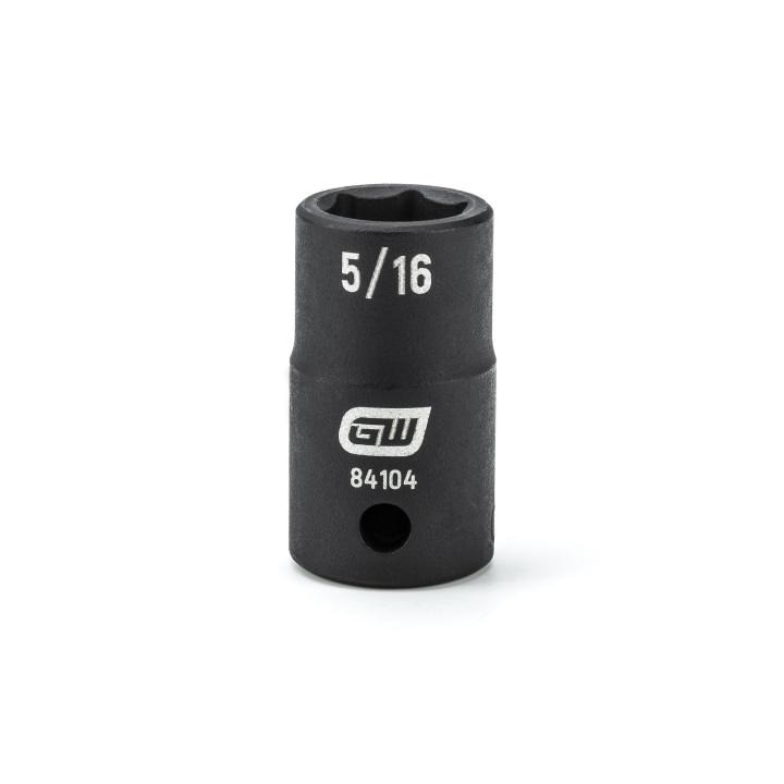 84104 Gearwrench, Impact Socket, 1/4 Inch Drive, 6 Point, Manganese Phosphate
