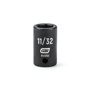 84105D Gearwrench, Impact Socket, 1/4 Inch Drive, 6 Point, Manganese Phosphate