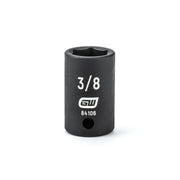 84106 Gearwrench, Impact Socket, 1/4 Inch Drive, 6 Point, Manganese Phosphate