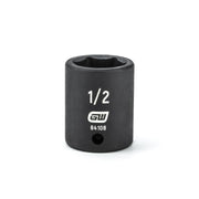 84108 Gearwrench, Impact Socket, 1/4 Inch Drive, 6 Point, Manganese Phosphate