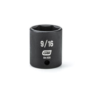 84109 Gearwrench, Impact Socket, 1/4 Inch Drive, 6 Point, Manganese Phosphate