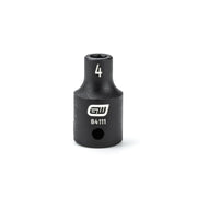 84111 Gearwrench, Impact Socket, 1/4 Inch Drive, 6 Point, Manganese Phosphate