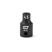 84112 Gearwrench, Impact Socket, 1/4 Inch Drive, 6 Point, Manganese Phosphate