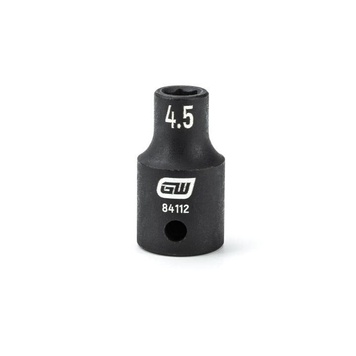 84112 Gearwrench, Impact Socket, 1/4 Inch Drive, 6 Point, Manganese Phosphate