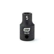 84113 Gearwrench, Impact Socket, 1/4 Inch Drive, 6 Point, Manganese Phosphate