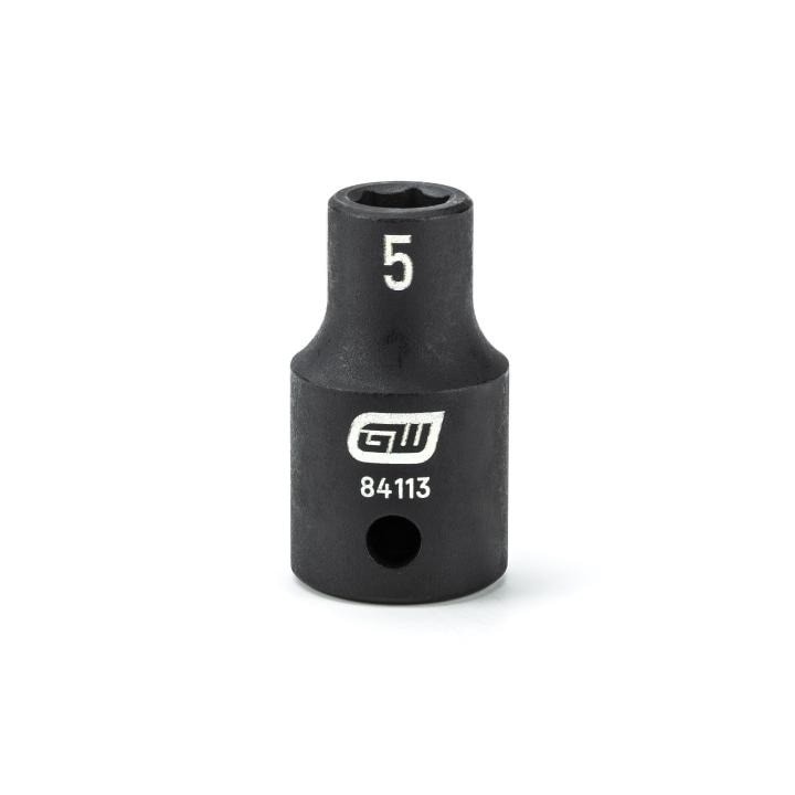 84113 Gearwrench, Impact Socket, 1/4 Inch Drive, 6 Point, Manganese Phosphate