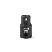 84115 Gearwrench, Impact Socket, 1/4 Inch Drive, 6 Point, Manganese Phosphate