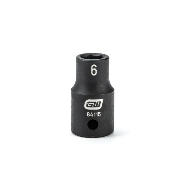 84115 Gearwrench, Impact Socket, 1/4 Inch Drive, 6 Point, Manganese Phosphate