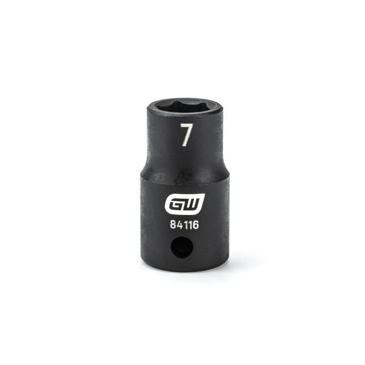 84116 Gearwrench, Impact Socket, 1/4 Inch Drive, 6 Point, Manganese Phosphate