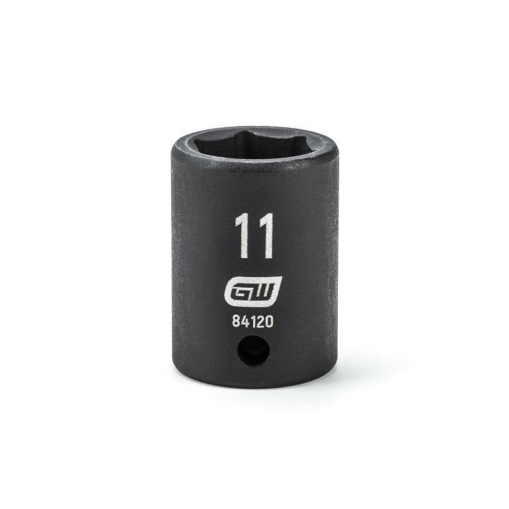 84120 Gearwrench, Impact Socket, 1/4 Inch Drive, 6 Point, Manganese Phosphate