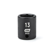 84122 Gearwrench, Impact Socket, 1/4 Inch Drive, 6 Point, Manganese Phosphate